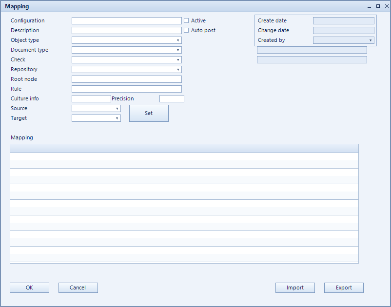 ECM mapping